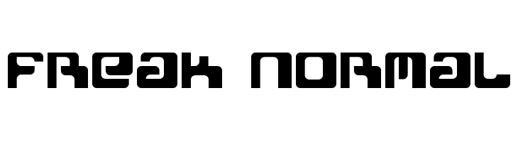 Freak Normal  Frei Schriftart Herunterladen