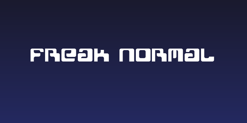 Freak Normal Social Header