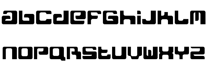 Freak Normal Font LOWERCASE