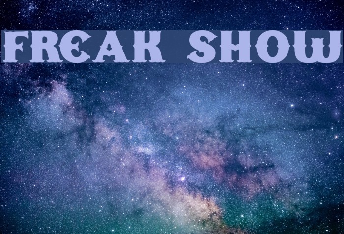 Freak Show 字体-FFonts.net