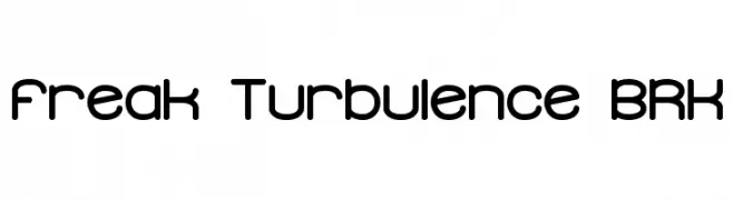 Freak Turbulence BRK  Fuentes Gratis Descargar