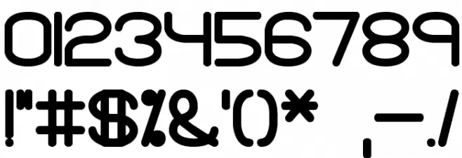 Freak Turbulence BRK Font OTHER CHARS