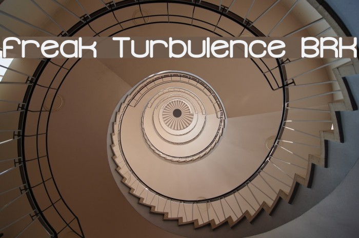 Freak Turbulence BRK フォント examples