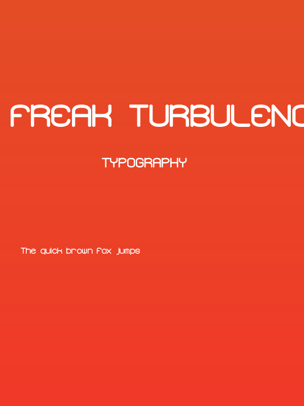 Freak Turbulence BRK Poster