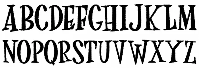 FreakArt Personal Use Bold Шрифта ВЕРХНИЙ