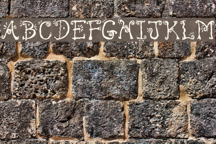 Freak Font examples