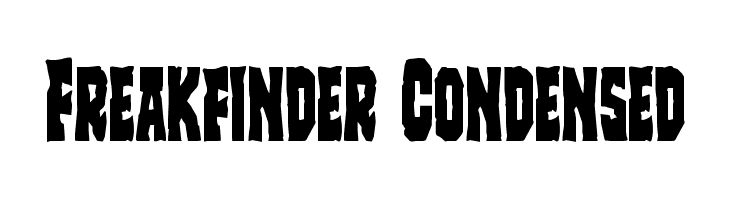 Freakfinder Condensed  नि: शुल्क फ़ॉन्ट्स डाउनलोड