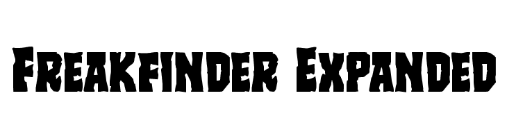 Freakfinder Expanded  font caratteri gratis