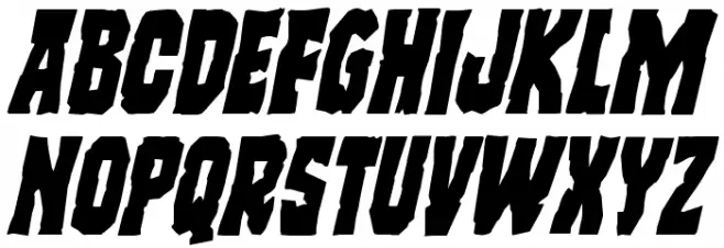 Freakfinder Italic Шрифта ВЕРХНИЙ