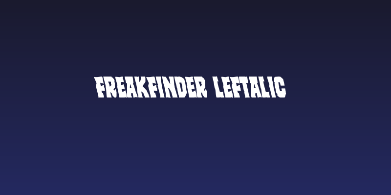 Freakfinder Leftalic Social Header