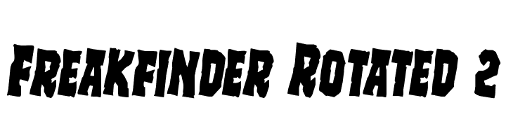 Freakfinder Rotated 2  Descarca Fonturi Gratis