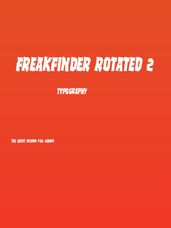 Freakfinder Rotated 2 Poster