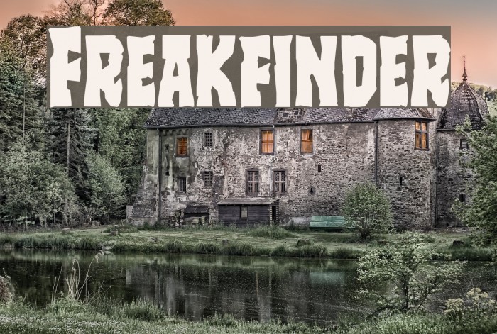 Freakfinder Font examples