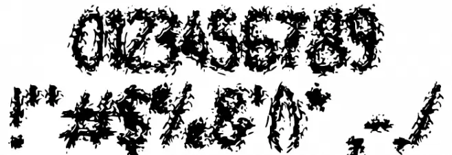 Freakin Night Font OTHER CHARS