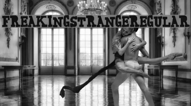 FreakingStrange-Regular Font examples