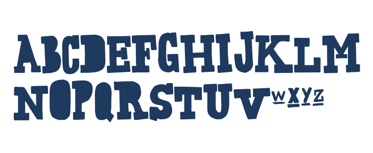 FreakingStrange-Regular Lowercase