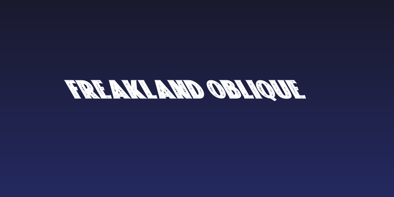 Freakland Oblique Social Header