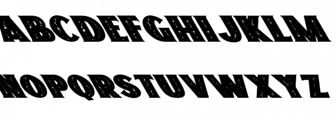 Freakland Oblique Font LOWERCASE