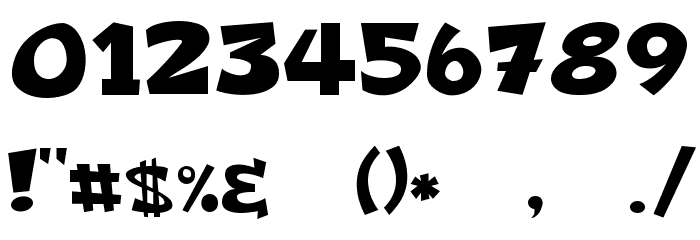 Freakomix Font OTHER CHARS