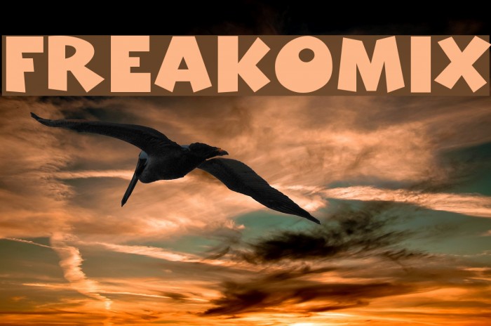 Freakomix Font examples