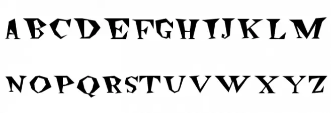 Freakout Plain 字体 大写