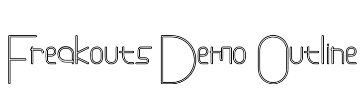 Freakouts Demo Outline  font caratteri gratis