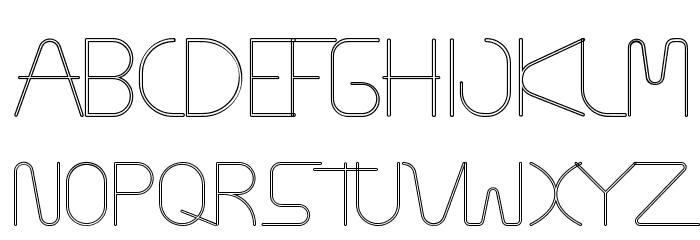 Freakouts Demo Outline Font OTHER CHARS