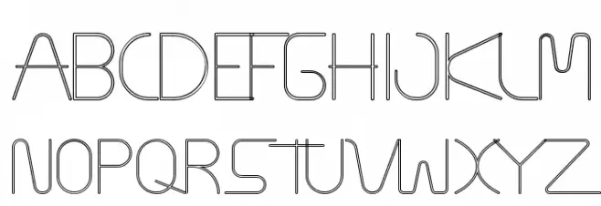 Freakouts Demo Outline 字体 大写