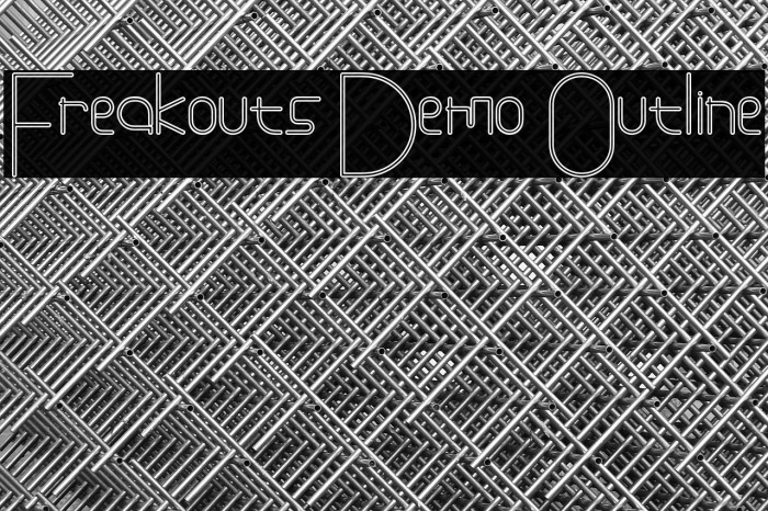 Freakouts Demo Outline Example 3