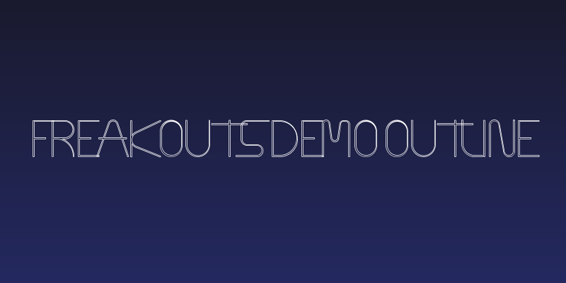 Freakouts Demo Outline Social Header