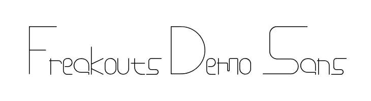 Freakouts Demo Sans  免费字体下载