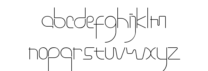 Freakouts Demo Sans Font LOWERCASE