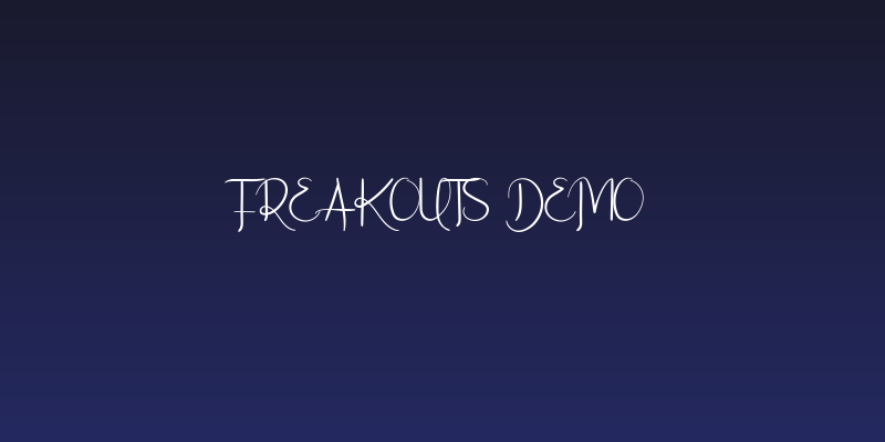 Freakouts Demo Social Header