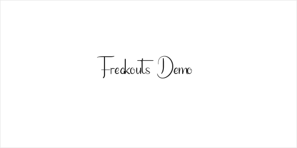 Freakouts Demo Logo