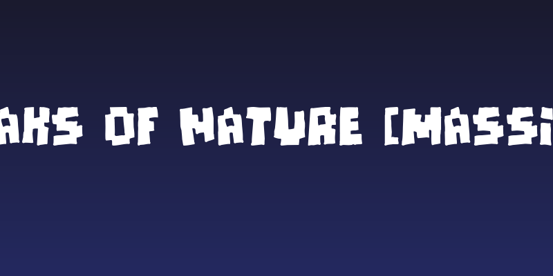 Freaks of Nature [massive] Social Header