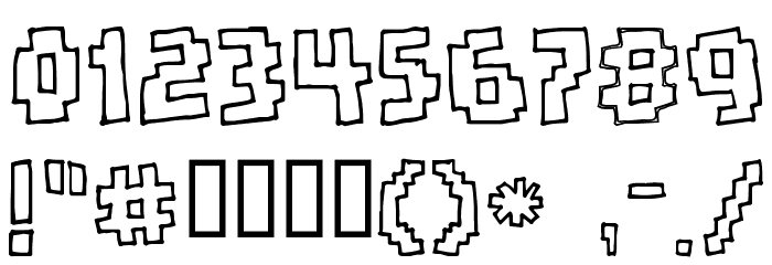Freaks of Nature Font OTHER CHARS
