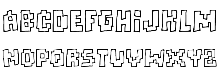 Freaks of Nature Font LOWERCASE