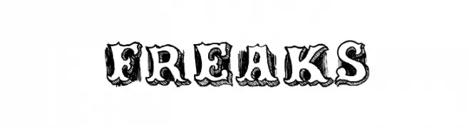 Freaks  フリーフォントのダウンロード