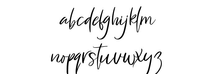 Freaks Font LOWERCASE