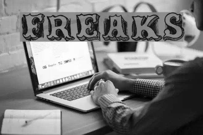 Freaks Font examples