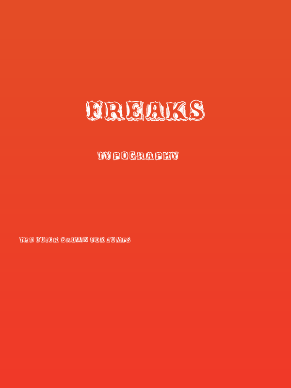 Freaks Poster