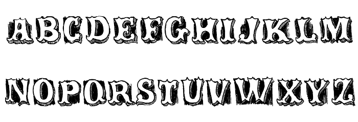 Freaks Font Litere mici