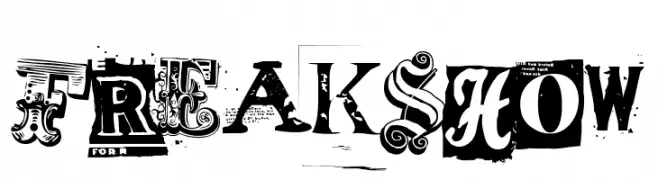 Freakshow  フリーフォントのダウンロード