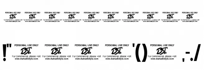 Freaky Freedom Font OTHER CHARS