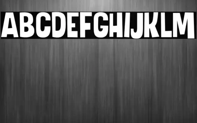 Freaky Freedom Font examples