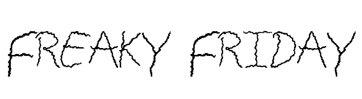Freaky Friday  フリーフォントのダウンロード
