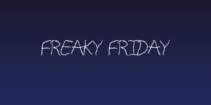Freaky Friday Social Header