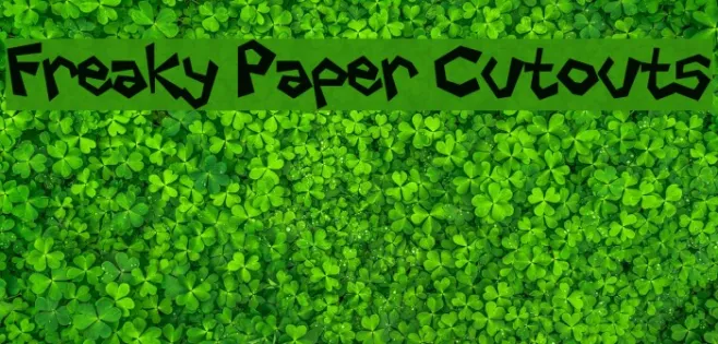 Freaky Paper Cutouts Example 2