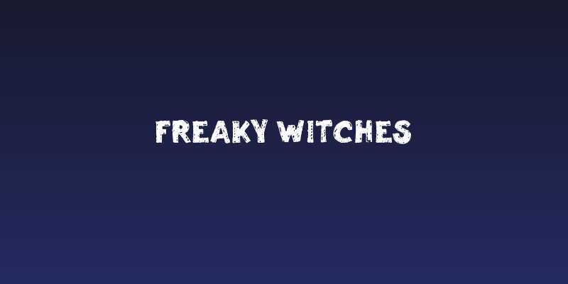 Freaky Witches Social Header