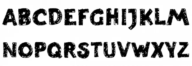 Freaky Witches Fuentes MINÚSCULAS